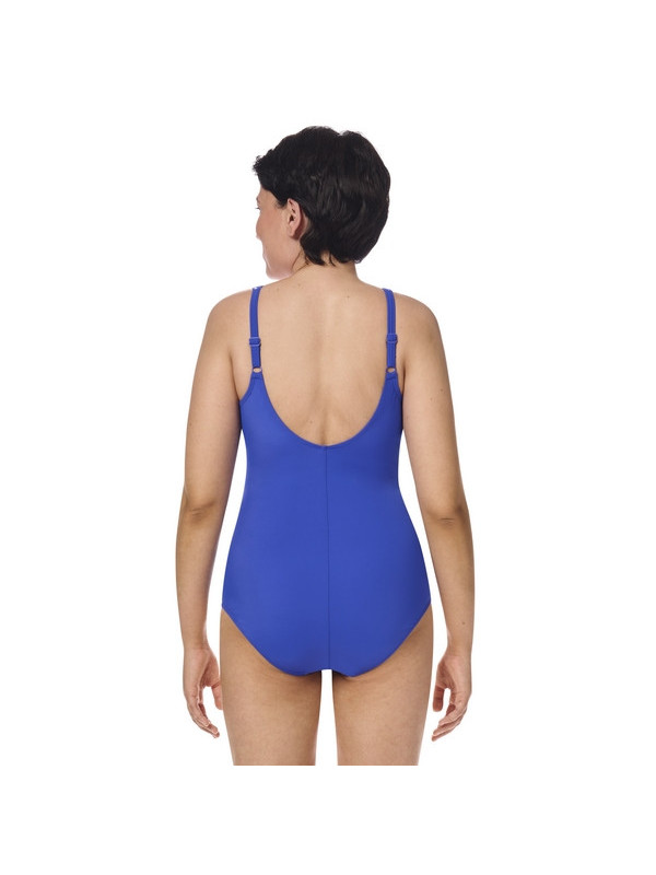Jedoczęściowy kostium kąpielowy na basen z kieszonkami na protezę Amoena Azores fb 71757