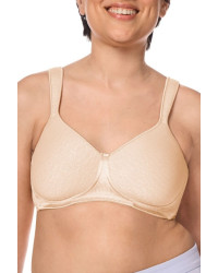 Biustonosz Amoena Lissa SBP beżowy – usztywniany, bez fiszbin, z kieszonkami na protezy piersi, po mastektomii