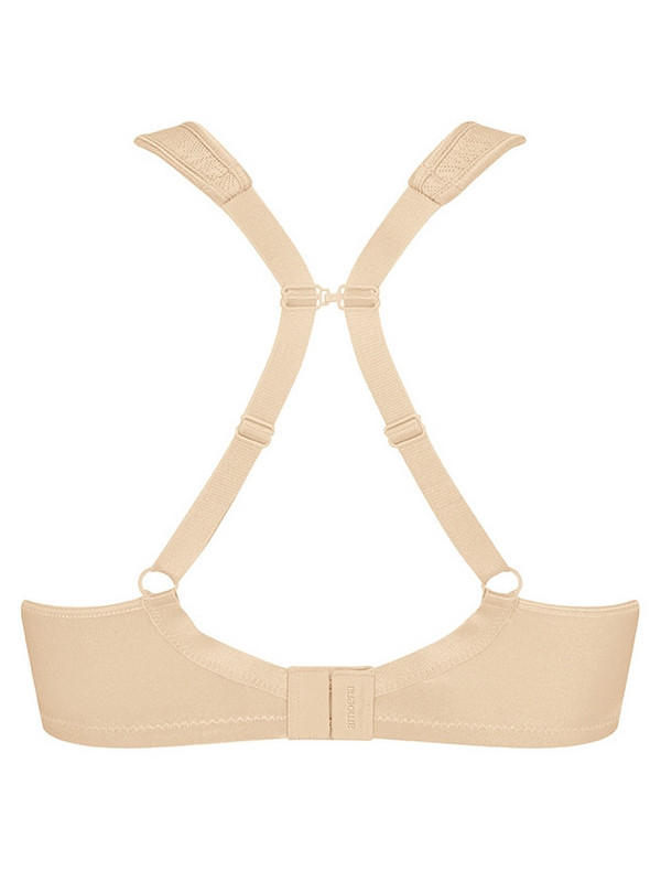 Biustonosz Amoena Lissa SBP beżowy – usztywniany, bez fiszbin, z kieszonkami na protezy piersi, po mastektomii