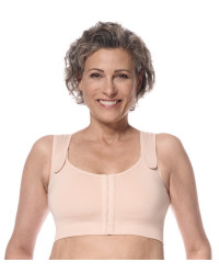 Biustonosz pooperacyjny kompresujący amazonki pudrowy róż Amoena Sina 45006