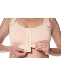 Biustonosz pooperacyjny kompresujący amazonki pudrowy róż Amoena Sina 45006