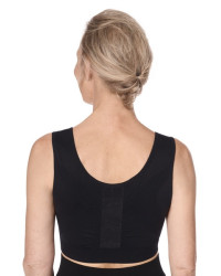 Biustonosz kompresyjny po operacji piersi czarny Amoena Sina 45008