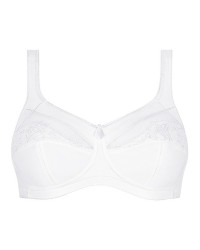 Elegancki miękki biustonosz bez fiszbin biały Amoena Isadora SB 0947