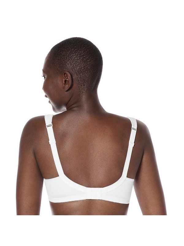 Elegancki miękki biustonosz bez fiszbin biały Amoena Isadora SB 0947