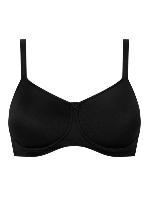 Biustonosz miękki bez fiszbin po operacji piersi czarny Amoena Mara SBP 44865