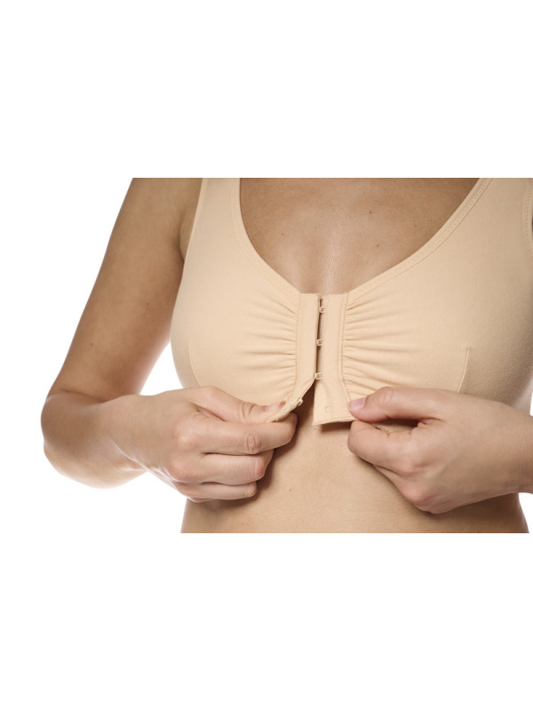 Gorset wypoczynkowy z bawełną po operacji piersi Amoena Fleur SB 44671