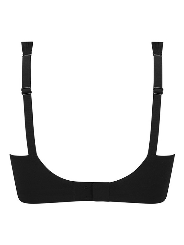 Gorset z koronkową wstawką bez fiszbin dla amazonek Esra SB 45095 bk