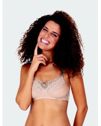 Biustonosz dla amazonek bez fiszbin z koronkową wstawką Amoena Alina SB