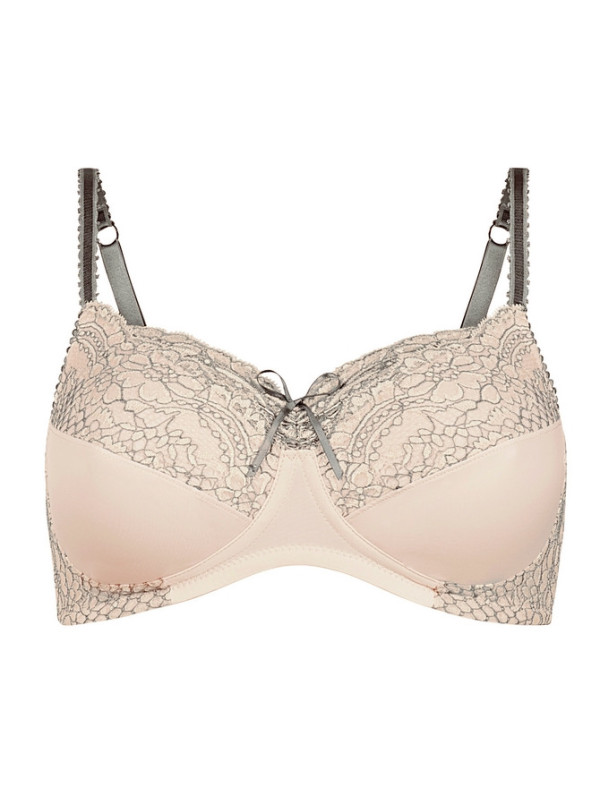 Biustonosz dla amazonek bez fiszbin z koronkową wstawką Amoena Alina SB