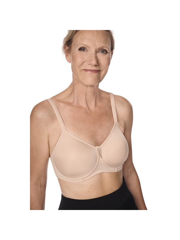 Biustonosz protetyczny z gładkimi miseczkami Amoena Lara sbp