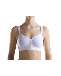 Biustonosz uciskowy kompresujący piersi Carefix Anna biały