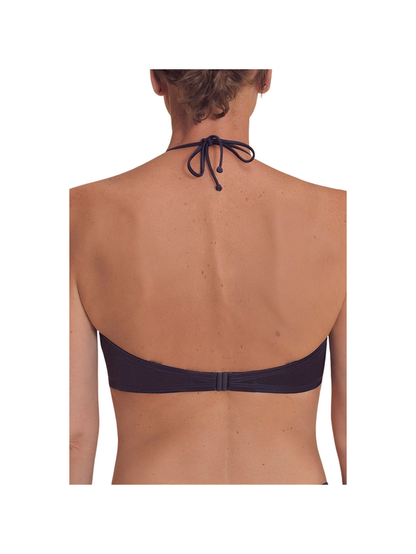Top typu bandeau na plażę dla amazonek Amoena Lazio SB B 71815 dark blue