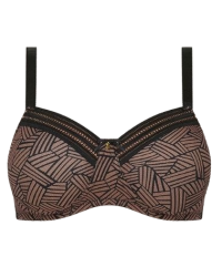 Biustonosz dla amazonek bez fiszbin Amoena Brooke sbp 45127 black/café