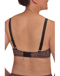 Biustonosz dla amazonek bez fiszbin Amoena Brooke sbp 45127 black/café