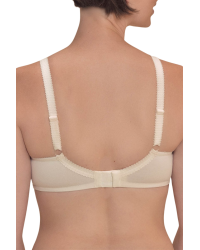 Kremowy gorset protetyczny z koronką dla amazonek Amoena Floria sbp 45122