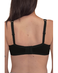 Miękki gorset po mastektomii z kieszonkami na protezę Amoena Katja sb 45117 black