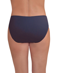 Granatowe majtki kąpielowe na plażę z wyższym stanem Amoena Lazio MHPTY 71816 dark blue