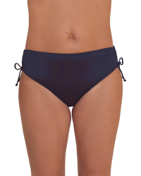 Granatowe majtki kąpielowe na plażę z wyższym stanem Amoena Lazio MHPTY 71816 dark blue