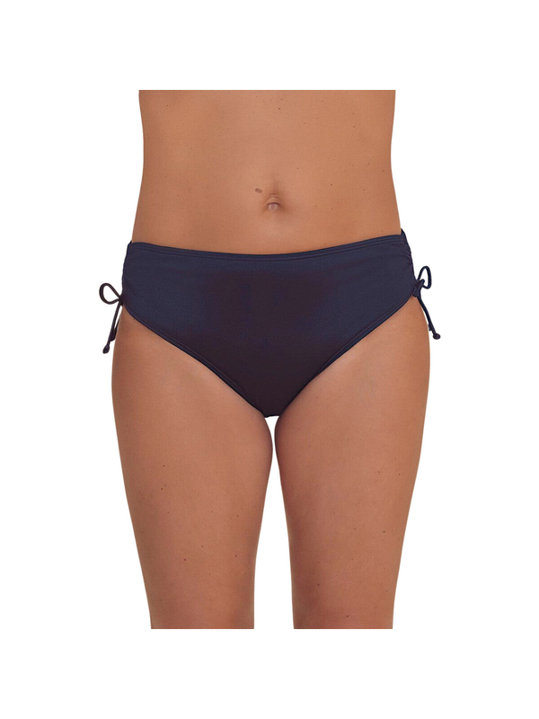 Granatowe majtki kąpielowe na plażę z wyższym stanem Amoena Lazio MHPTY 71816 dark blue
