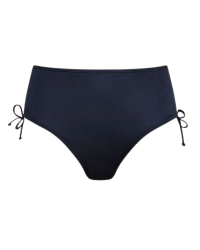 Granatowe majtki kąpielowe na plażę z wyższym stanem Amoena Lazio MHPTY 71816 dark blue