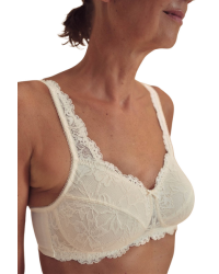 Koronkowy gorset protetyczny po mastektomii Amoena Floria sb 45121