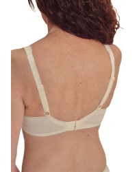 Koronkowy biustonosz na fiszbinach po mastektomii Floria wb 45123 off white