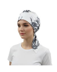 Turban chusta po chemioterapii z bawełny na wiosnę lato Lidia Heidi C61