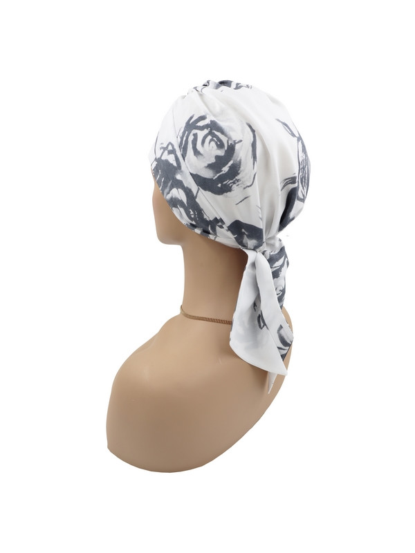 Turban chusta po chemioterapii z bawełny na wiosnę lato Lidia Heidi C61