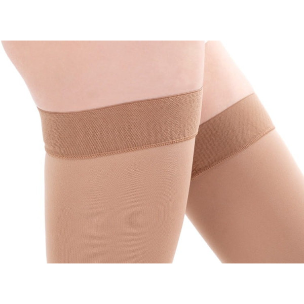 Pończochy Przeciwżylakowe Veera Forte CCL2 Karmel Zamknięte palce II Klasa Ucisku