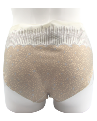 Majtki bezszwowe z nadrukiem wysoki stan Amoena Jane