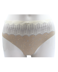 Majtki bezszwowe z nadrukiem wysoki stan Amoena Jane