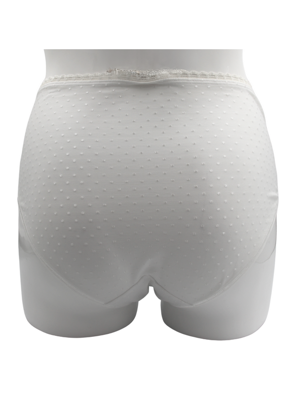 Białe majtki figi z wysokim stanem Amoena Alice