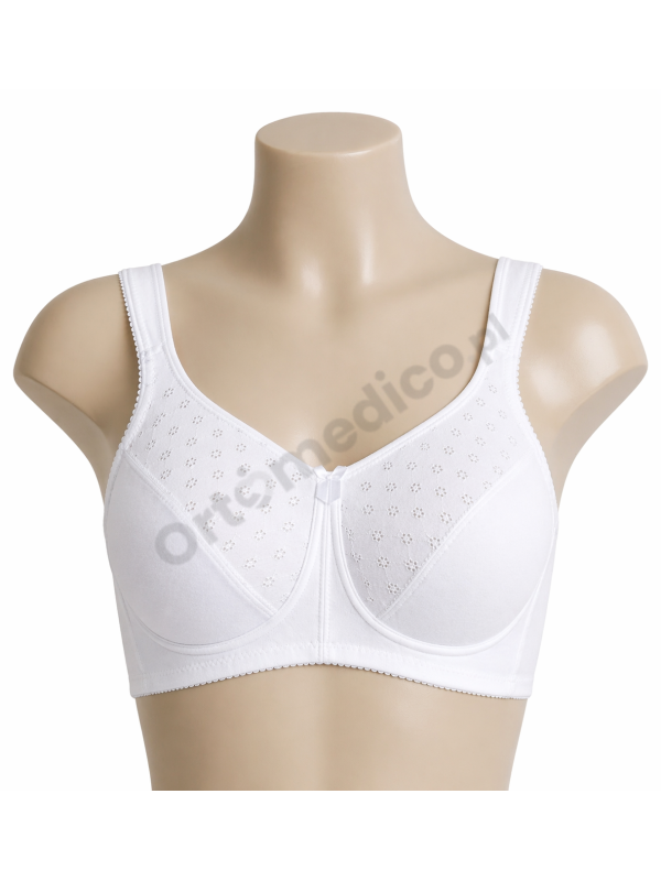 Biustonosz usztywniany bez fiszbin dla amazonek z kieszonkami Afma 12