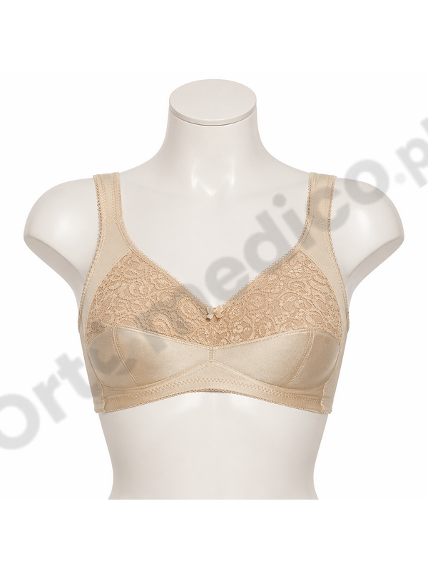 Miękki biustonosz bez fiszbin z kieszonkami na protezę piersi Afma 83-9