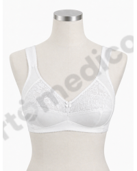 Biustonosz dla amazonek miękki obustronne kieszonki Afma 83