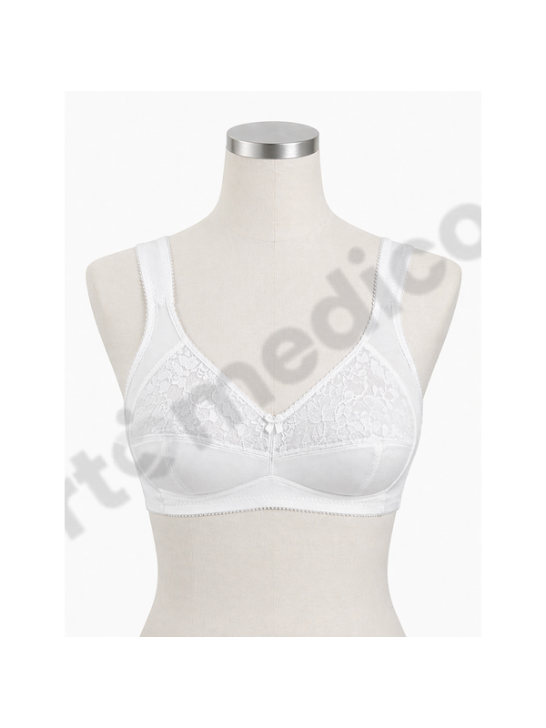 Biustonosz dla amazonek miękki obustronne kieszonki Afma 83