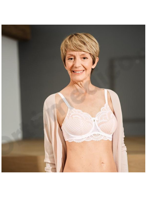 Gorset protetyczny Amoena Karolina WB 44507 white/light sand