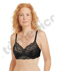 Gorset protetyczny Amoena Karolina WB 44765 black/sand | po mastektomii