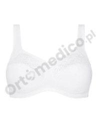 Biustonosz zkieszonkami na protezę po mastektomii Amoena Katja sb 45116 white
