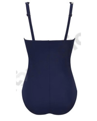 Strój kąpielowy dla amazonek po mastektomii Amoena Casoria OPHN 71789 navy/off white