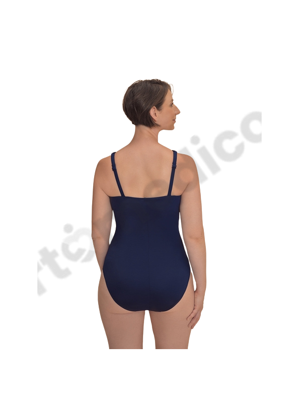 Strój kąpielowy dla amazonek po mastektomii Amoena Casoria OPHN 71789 navy/off white