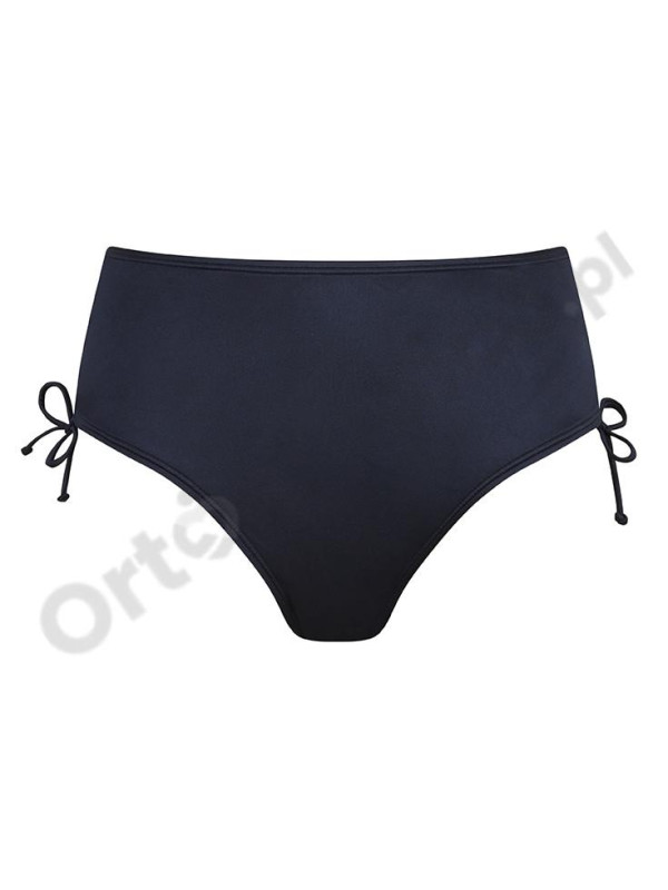 Granatowe majtki kąpielowe na plażę z wyższym stanem Amoena Lazio MHPTY 71816 dark blue