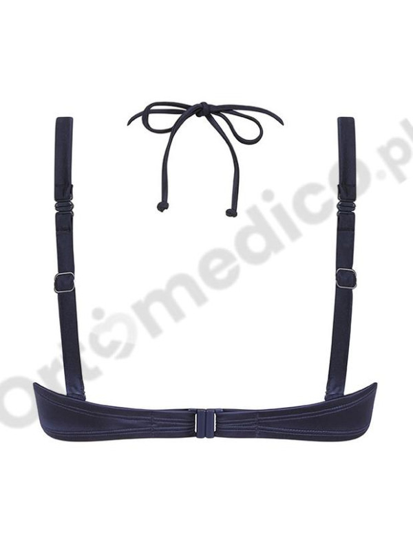 Top typu bandeau na plażę dla amazonek Amoena Lazio SB B 71815 dark blue