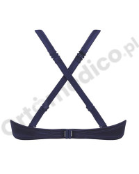 Top typu bandeau na plażę dla amazonek Amoena Lazio SB B 71815 dark blue