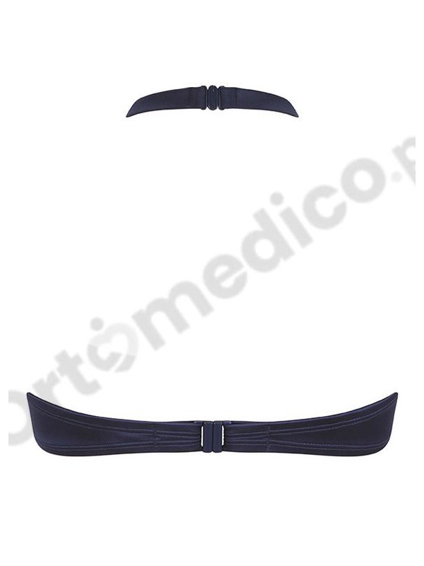 Top typu bandeau na plażę dla amazonek Amoena Lazio SB B 71815 dark blue