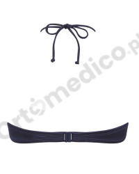 Top typu bandeau na plażę dla amazonek Amoena Lazio SB B 71815 dark blue