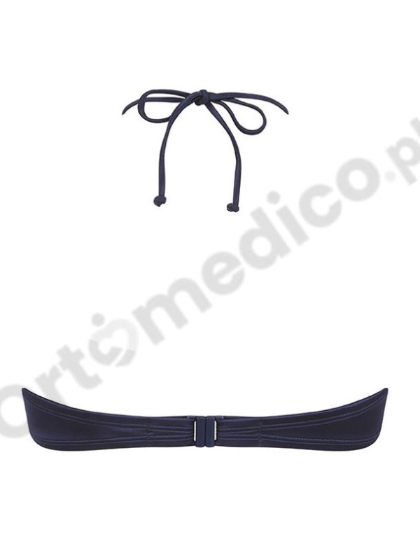 Top typu bandeau na plażę dla amazonek Amoena Lazio SB B 71815 dark blue