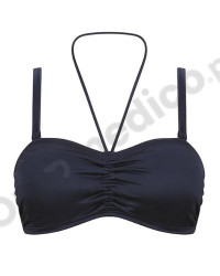 Top typu bandeau na plażę dla amazonek Amoena Lazio SB B 71815 dark blue