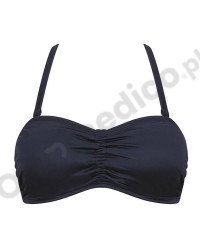 Top typu bandeau na plażę dla amazonek Amoena Lazio SB B 71815 dark blue