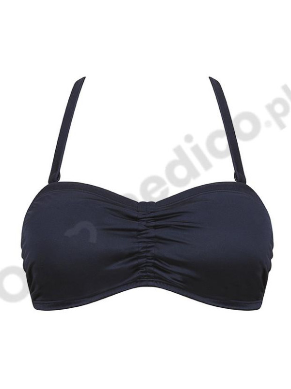 Top typu bandeau na plażę dla amazonek Amoena Lazio SB B 71815 dark blue